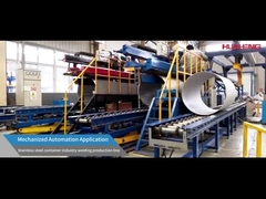 Línea de producción de soldadura de contenedores de acero inoxidable