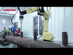 Estación de trabajo de soldadura de la línea de intersección del robot del contenedor