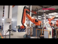 Sistema robótico de soldadura de hojas de tubo