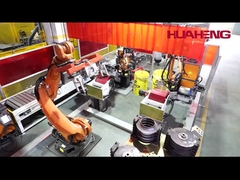 Línea de producción robótica para palas de aerogeneradores